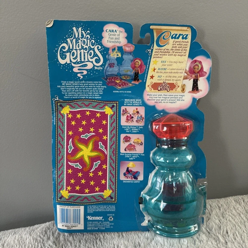 New Vintage Kenner My Magic Genies Cara Doll 1995‎ NOS Grant My Wishes Pendant